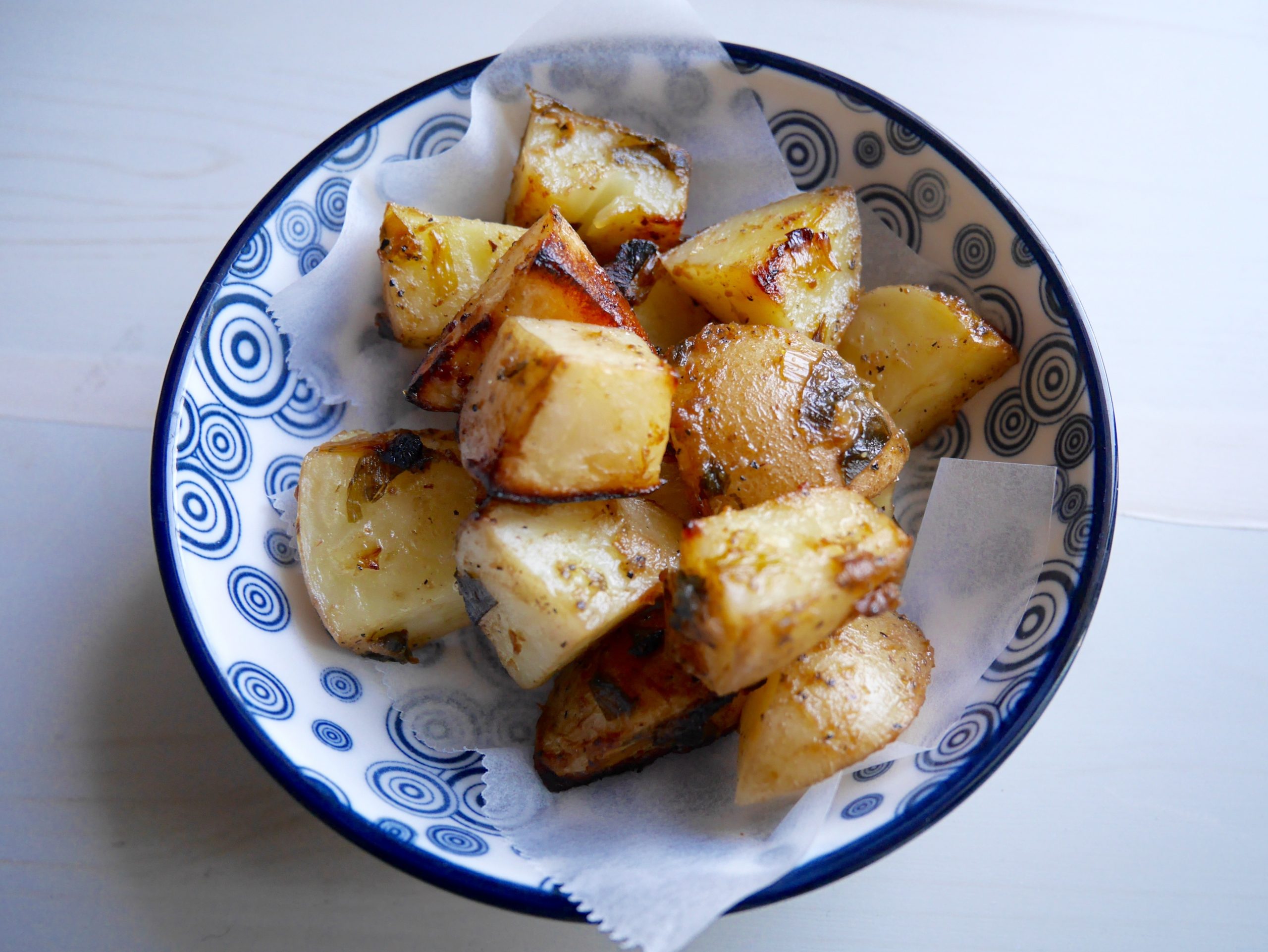 じゃがいものグリル～ねぎ味噌アンチョビ味～